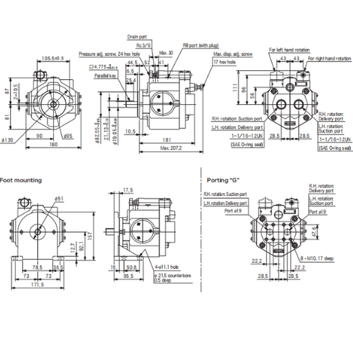 TOKIMEC Piston Pump P**V