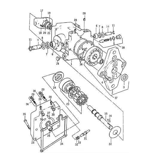 bobcat hydraulic pump installation