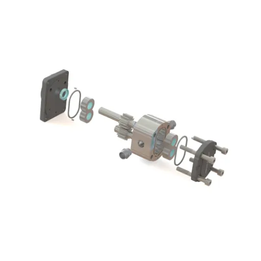 hydraulic gear pump diagram